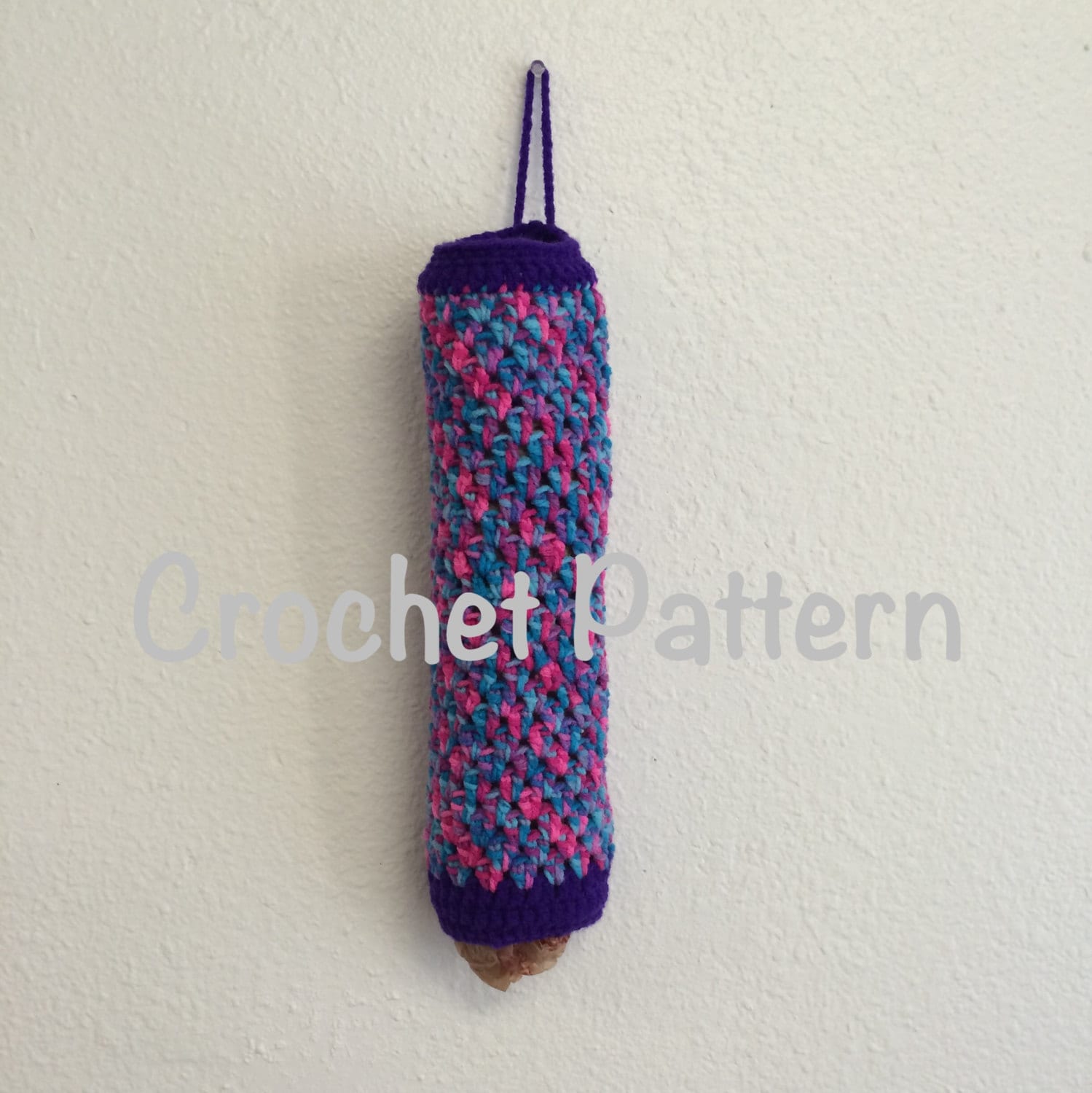 plastic bolsa holder crochet pattern