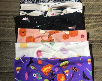 Twist Headband, Headbands for Women, Nurse Headband, Halloween Headband, Spooky Headband, Cotton Headband