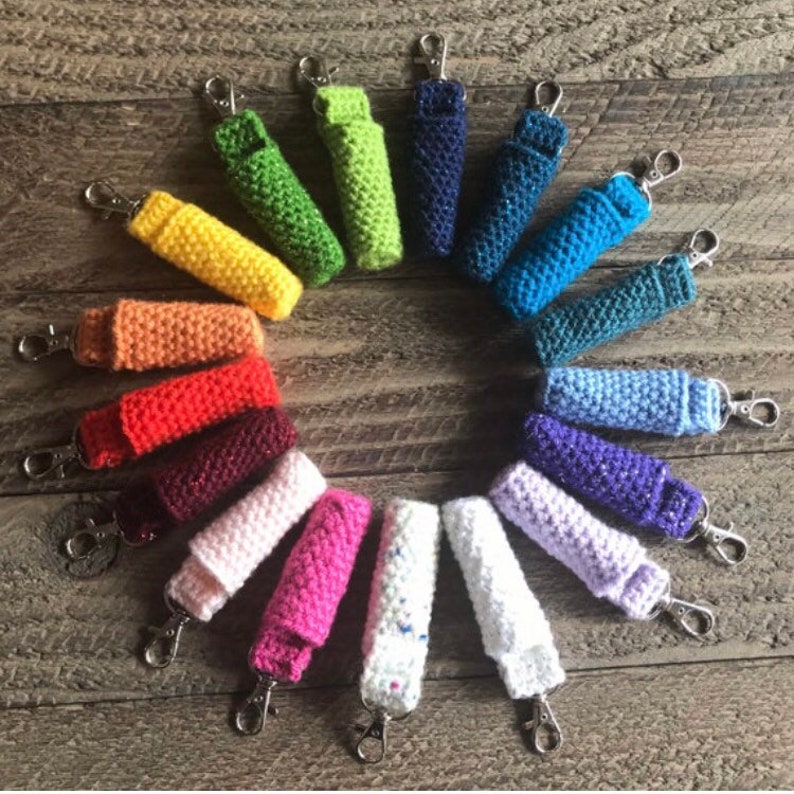 PATTERN PDF Crochet Chapstick Holdercrochet Keychain Lip Etsy