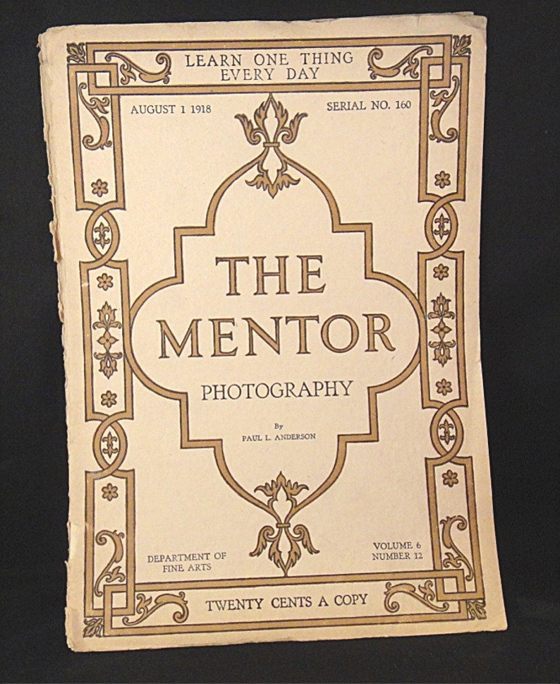 1918 THE MENTOR by Paul Anderson 390 | Etsy
