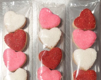 Mini Valentine Heart Cookies (5 in a Bag)