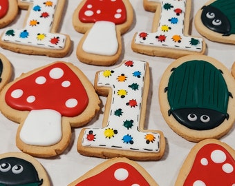 Insect/Forest Themed Cookies (1 dozen)