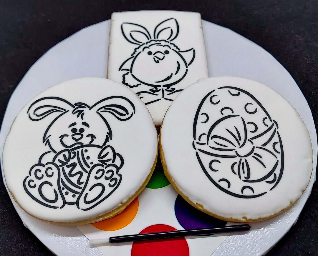 Paint-your-own Easter Cookies 1 Dozen - Etsy