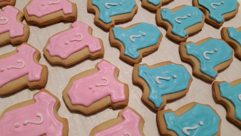 Mini Baby Onesie Cookies (2 dozen) image 2