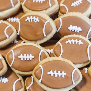 Mini Football Cookies 3 dozen image 3