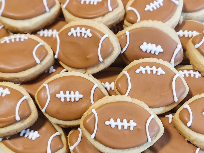 Mini Football Cookies 3 dozen image 3