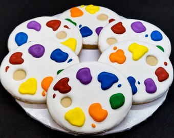Art Palette Cookies (1 dozen)
