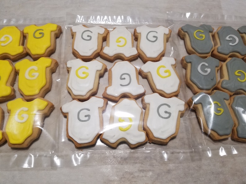 Mini Baby Onesie Cookies (2 dozen) image 9