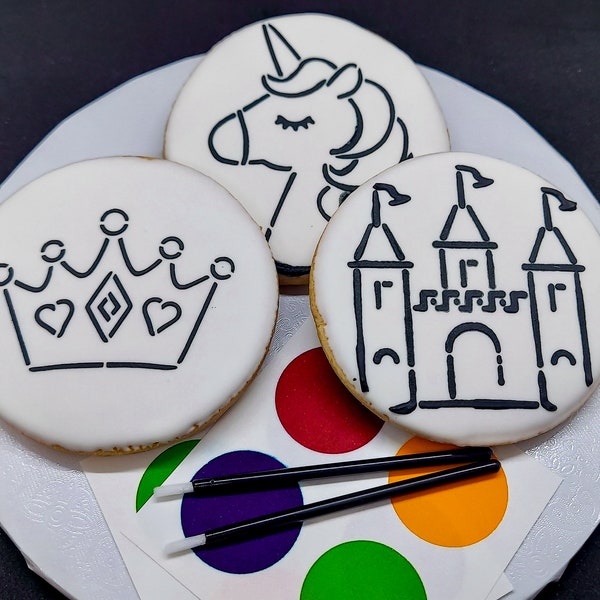 Paint-Your-Own Fairytale Cookies (1 Dozen)