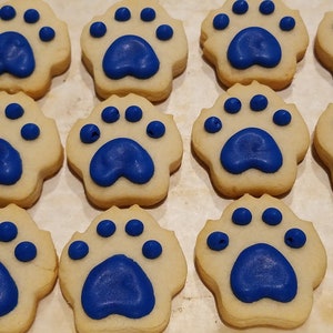 Mini Paw Print Cookies 4 dozen image 10