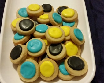 Mini Jasmine Round Button Cookies (4 dozen)