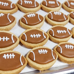 Mini Football Cookies 3 dozen image 5