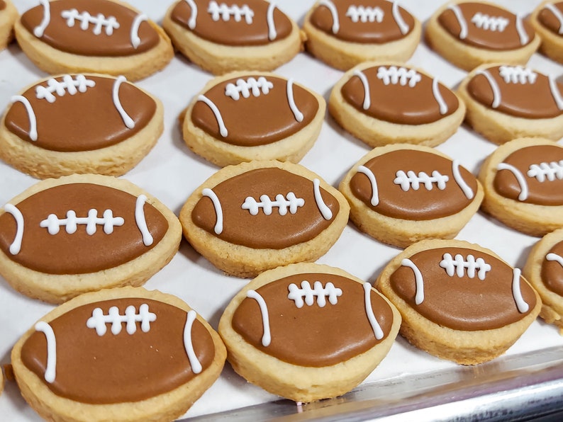 Mini Football Cookies 3 dozen image 5