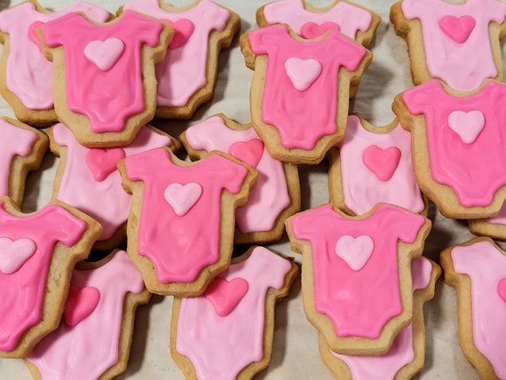 Mini Baby Onesie Cookies (2 dozen)