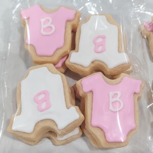 Mini Baby Onesie Cookies (2 dozen) image 11