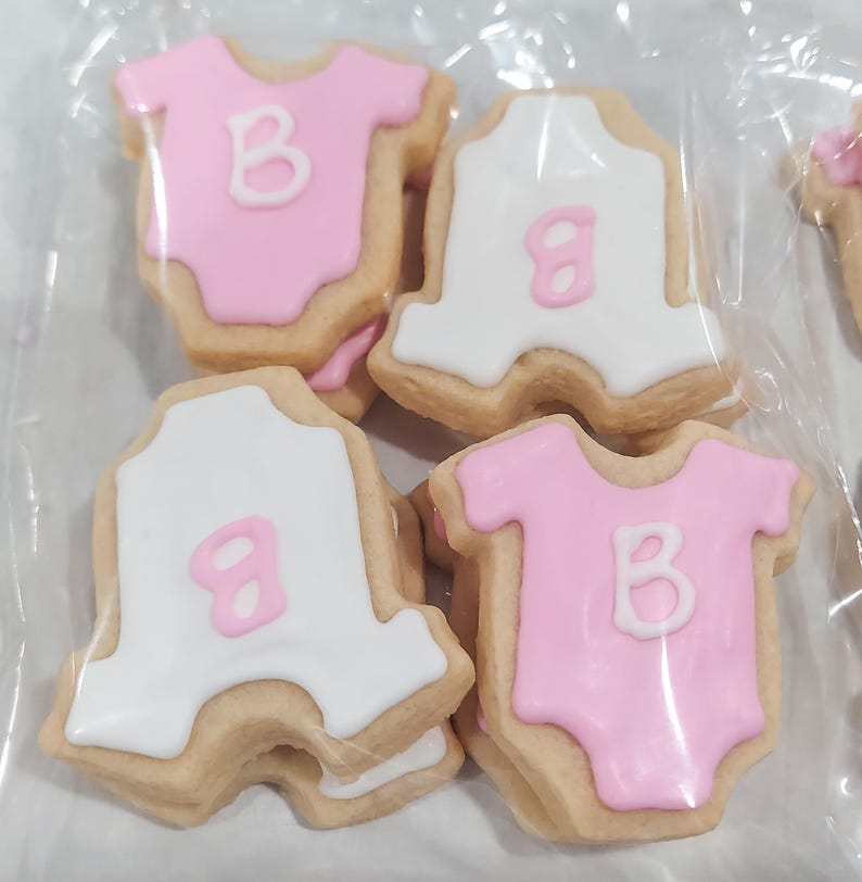 Mini Baby Onesie Cookies (2 dozen) image 11