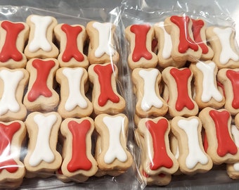 Mini Dog Bone Cookies (4 dozen)