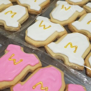 Mini Baby Onesie Cookies (2 dozen) image 10