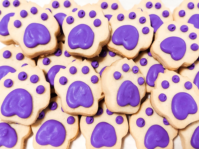 Mini Paw Print Cookies 4 dozen image 7