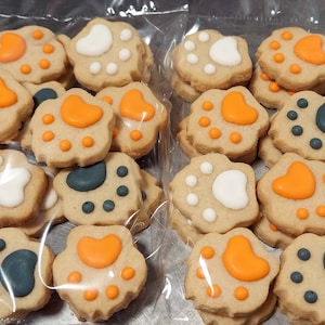 Mini Paw Print Cookies 4 dozen image 3