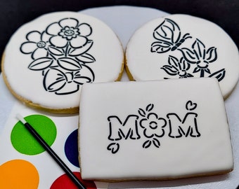 Paint-Your-Own Mother's Day Cookies (1 Dozen)