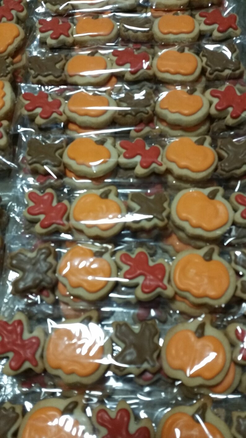 Mini Fall Cookies 5 in a Bag Ready for gift giving image 7