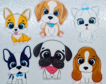 Edible Cupcake Toppers (Puppies #1)