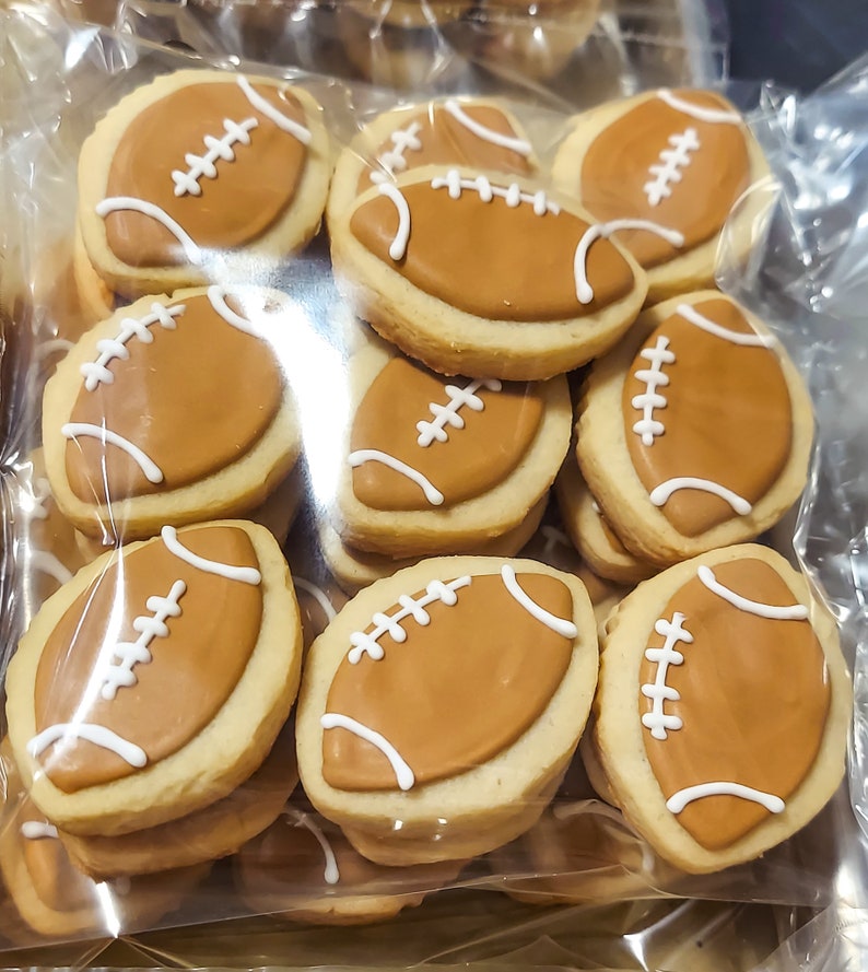 Mini Football Cookies 3 dozen image 6
