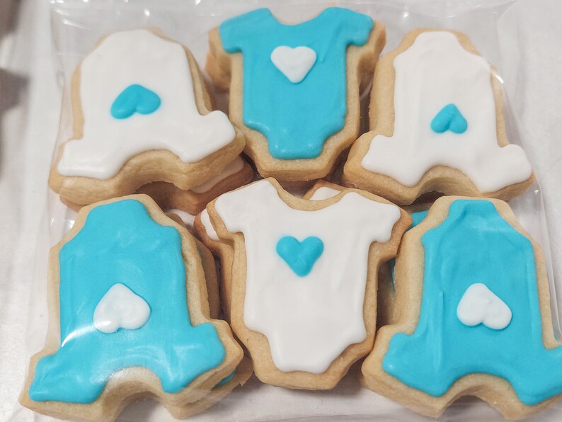 Mini Baby Onesie Cookies (2 dozen) image 6