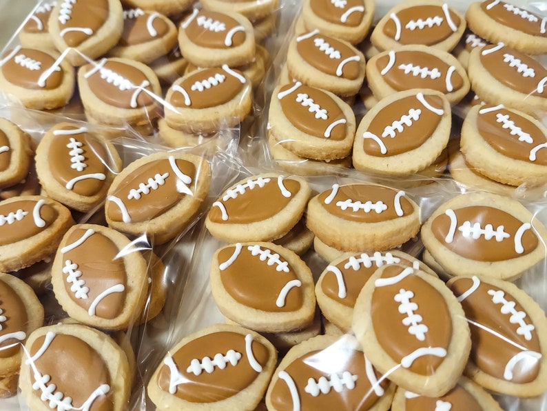 Mini Football Cookies 3 dozen image 2