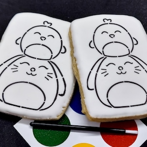 Paint-Your-Own Squish / Plush Cookies (1 Dozen)