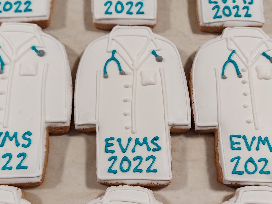 Doctor/lab Coat Cookies 1 Dozen Etsy