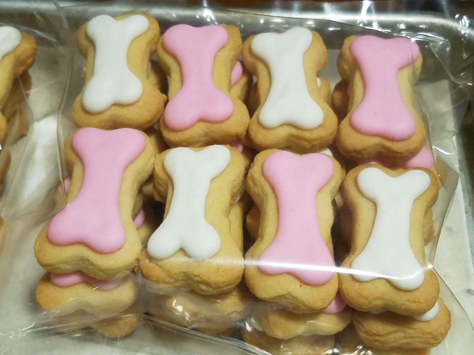Mini Dog Bone Cookies 4 Dozen Etsy