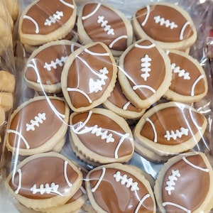 Mini Football Cookies 3 dozen image 4