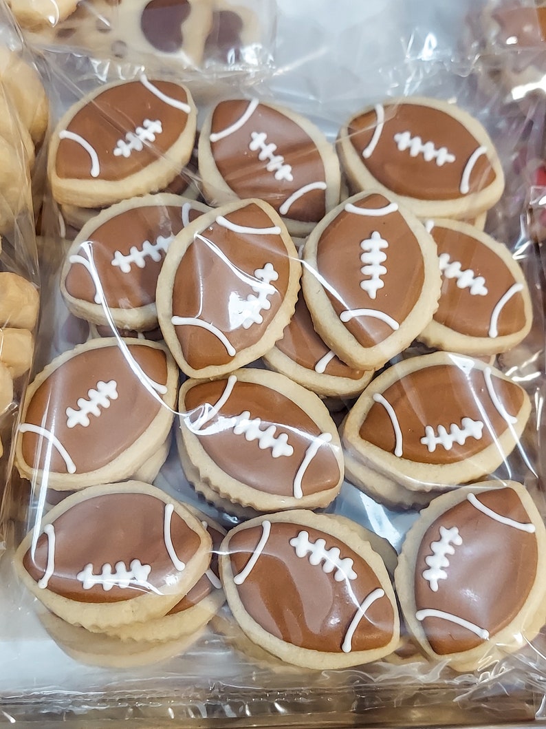 Mini Football Cookies 3 dozen image 4