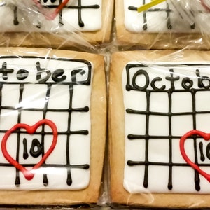 Calendar / Save the Date Cookies 1 dozen image 3