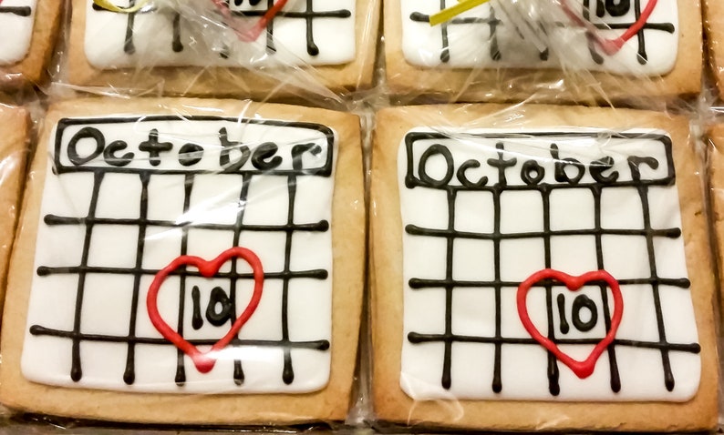 Calendar / Save the Date Cookies 1 dozen image 3