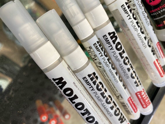 Empty Molotow Marker 227hsfor Custom Acrylic Paint Colorsbullet Tip4mm  Medium Tipcalligraphygraffiti-letteringtagshandstyles 