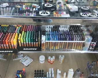 Molotow 127hs--Acrylic Paint Markers--Open Stock--calligraphy--graffiti-lettering--Tags--Handstyles--