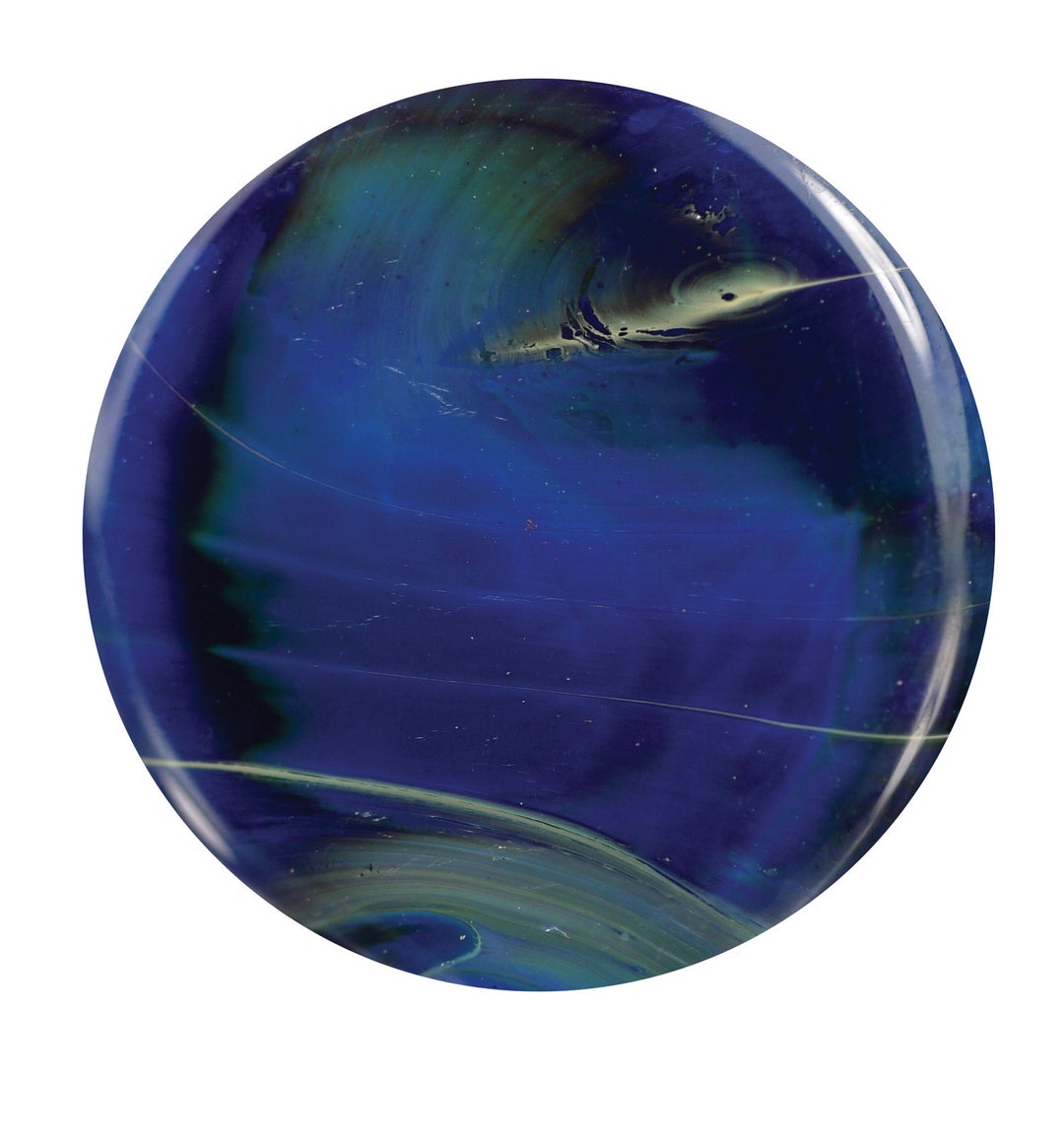 Momka's Glass -- Blue Lightning-- MB012-- Borosilicate Glass