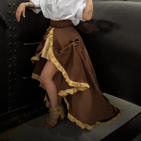 Steampunk skirt pirate renaissance fair