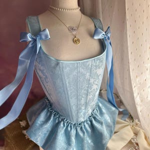 Corset Stays Bodice Romantic and elegant Baroque royalcore versailles corset with ruffles