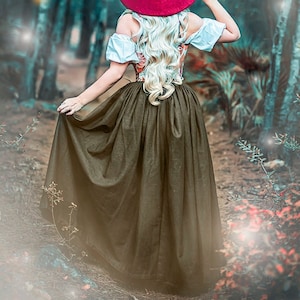 Renaissance linen skirt 18th century - made to measure select your color