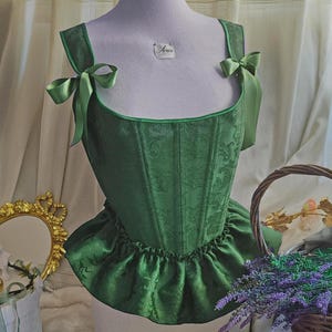Corset Stays Bodice Romantic and elegant Baroque royalcore versailles corset with ruffles