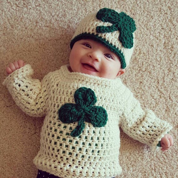 baby shamrock sweater