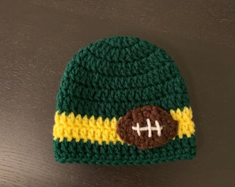 Green Bay Packers Football  Baby Newborn Hospital Hat Cap 