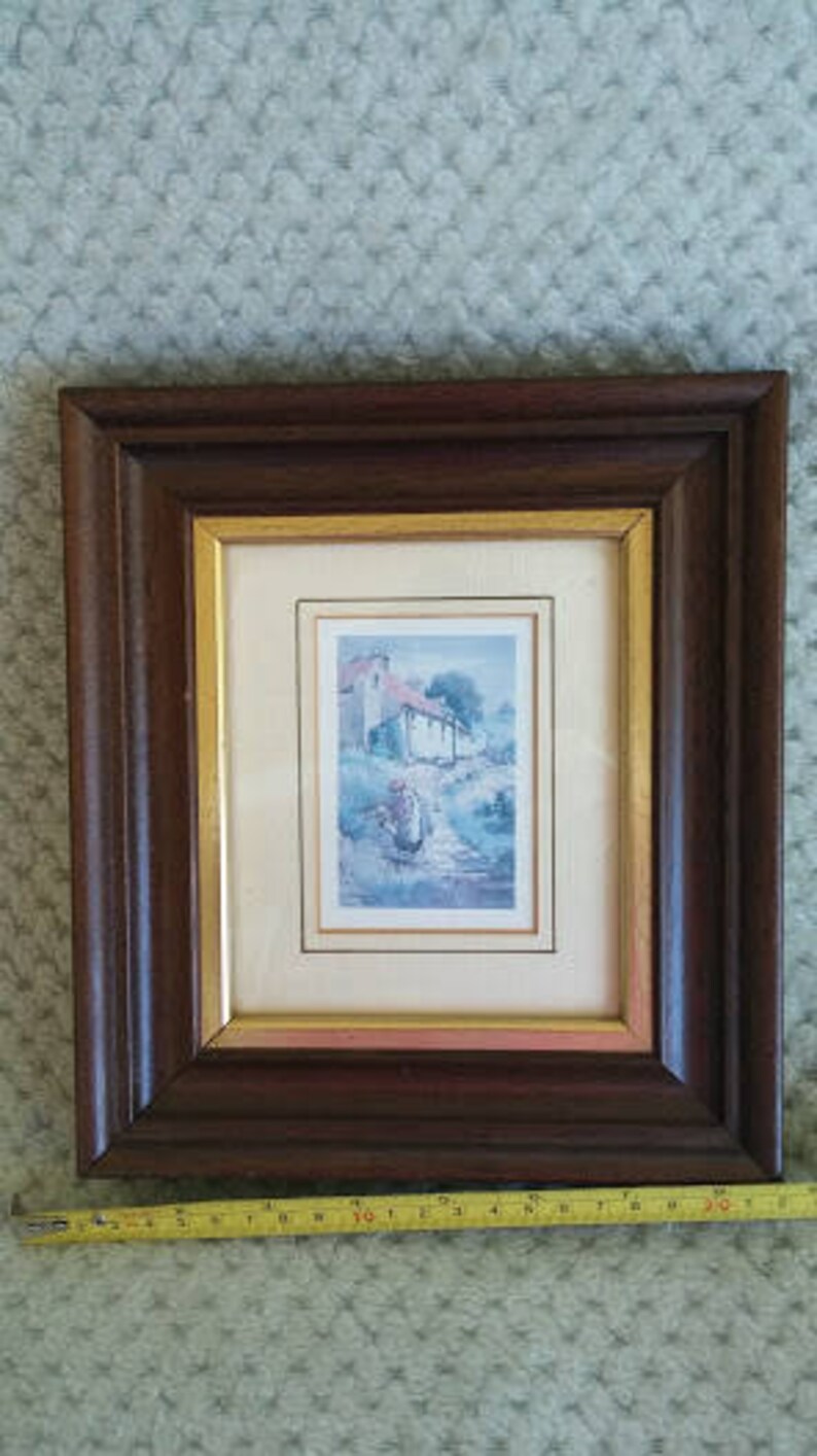 Small Print Of East Lothian Cottages By William Kay Blacklock Etsy