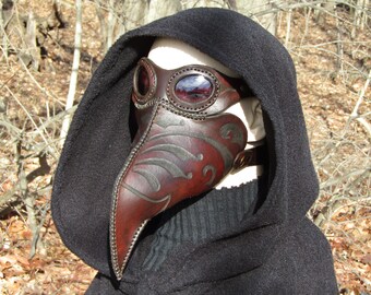 Brown Leather Mask Post Apocalyptic Steampunk Cosplay Mortal Engines Star Wars Thor Ragnarok Mystic LARP Cosplay