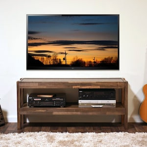 Rustic Wood TV Stand Console - presEARTH Spice