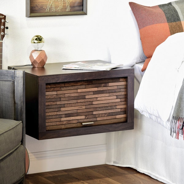 Wall Mounted Nightstand Etsy